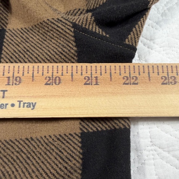 NWT 7 Diamonds Generation Long Sleeve Shirt Cedar Brown Black Plaid Mens M - Picture 8 of 10